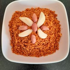 A picture of Garlic peanut chutney.