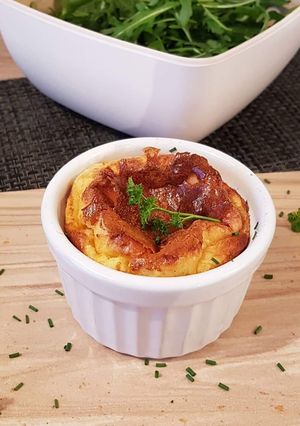 Une photo de Soufflé à l'emmental express au Thermomix