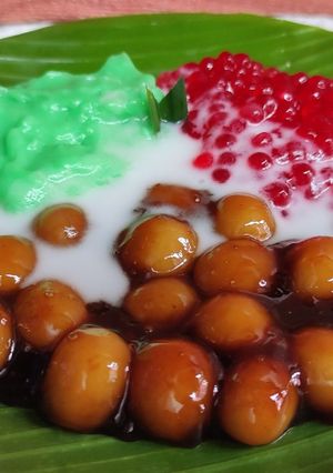 Foto resep Bubur srintil / bubur sumsum pandan candil mutiara