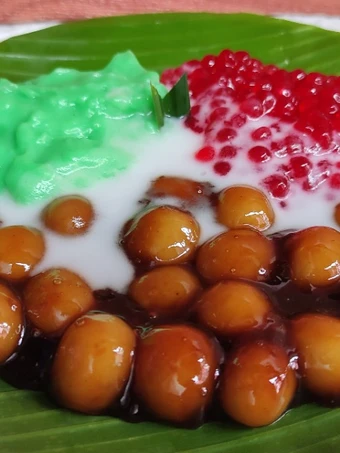 Cara Gampang Menyiapkan Resep Bubur srintil / bubur sumsum pandan candil mutiara yang Bikin Ngiler Anti Ribet, Uenak Banget