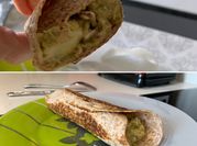 Una foto de wraps de salmón