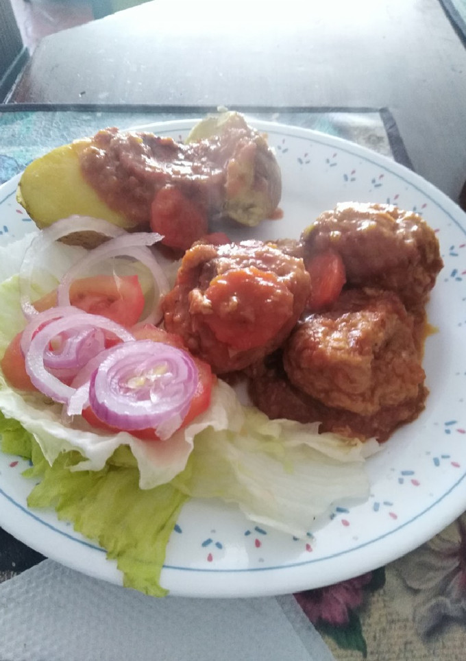 Una foto de Albóndigas de pollo