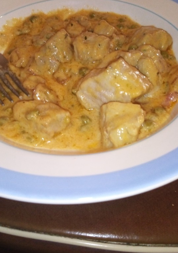 Una foto de Carne en salsa rosa😋