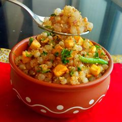 A picture of Sabudana Khichdi.