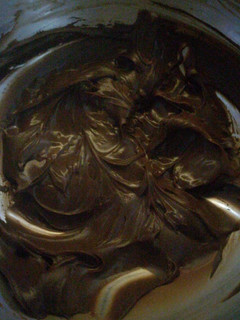 Una foto de Ganache de chocolate