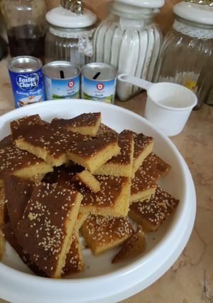 صورة لوصفة بسبوسة امي