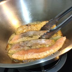 Fried Salmon in Butter A picture of Fried Salmon in Butter.