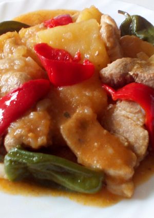 A picture of Pancetta & Padron Peppers Casserole.
