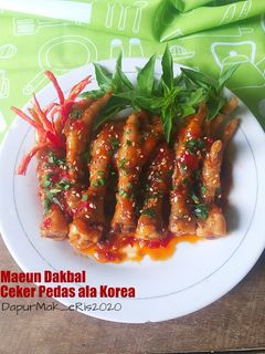 Foto resep Maeun Dakbal (Ceker Pedas Ala Korea)