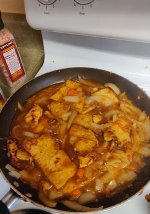 A picture of Braised Tofu.