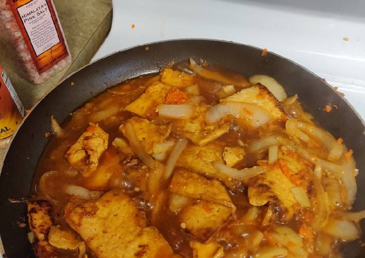 Recipe of Super Quick Homemade Braised Tofu
