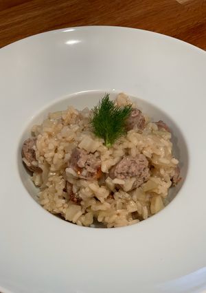 A picture of Sausage And Fennel Risotto.