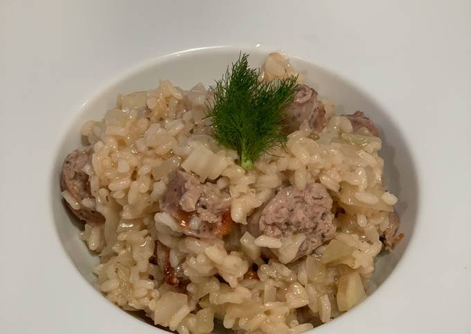 Sausage And Fennel Risotto