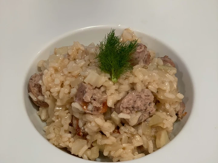 Easy Steps to Prepare Sausage And Fennel Risotto the  Makes Drooling Makes you drool