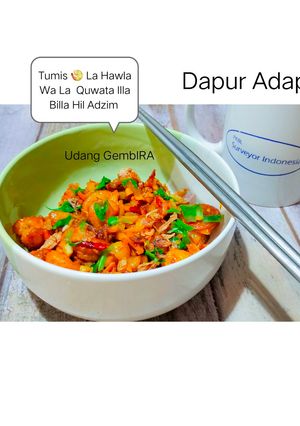 Foto resep Tumis 🍤 Udang Gembira La Hawla Wa la Quwata Illa Billa Hil Adzim🙏🏻😇👍🏻