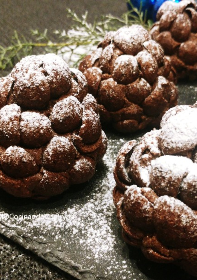 Una foto de Piñas de chocolate y cereales