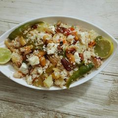 A picture of Samak rice pulao (barnyard millet).