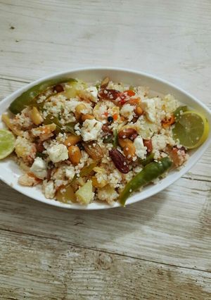 A picture of Samak rice pulao (barnyard millet).