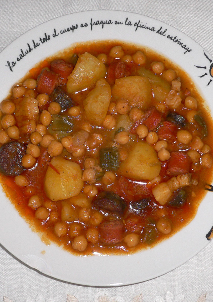 Una foto de Potaje de garbanzos