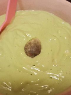 Una foto de Crema de Aguacate