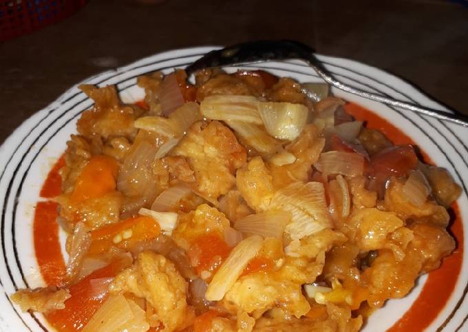 Cara Gampang Menyiapkan Ayam asam manis simpel yang Menggugah Selera