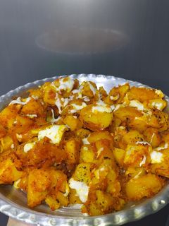 عکسی از دستور سیب زمینی پنیری