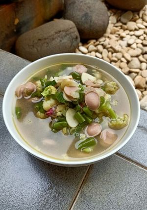 Foto resep Kembang kol masak sosis