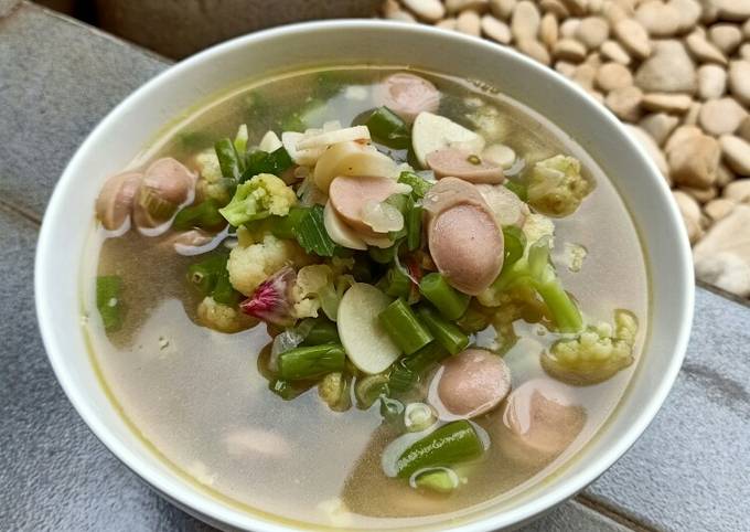 Resep Kembang Kol Masak Sosis Oleh Raisha Cookpad