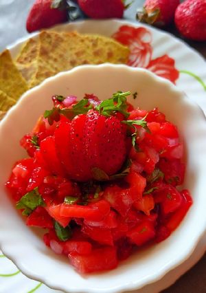 A picture of Strawberry Salsa.