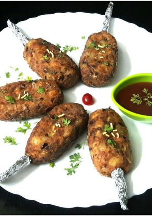 A picture of Paneer Lollipops.