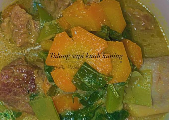 Cara Memasak Tulang sapi kuah kuning Kekinian