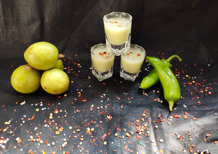 Guava mirch masala shots