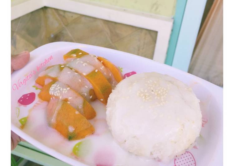 Langkah Mudah untuk Membuat Mango Sticky Rice, Menggugah Selera
