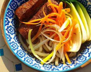 Popular Cuisine Braised belly of pork ramen  Delicious Steady