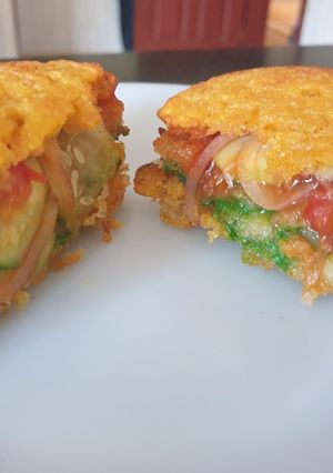 A picture of Breadbhajia# challenge.