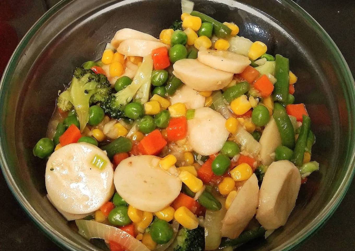 Mix Vegetables Bakso Ikan Kuah Capcay