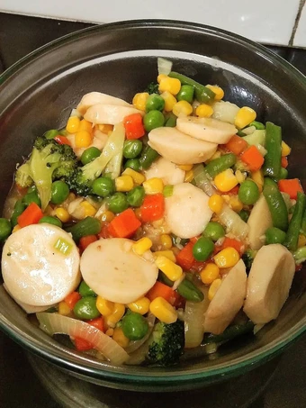 Cara Gampang Menyiapkan Resep Mix Vegetables Bakso Ikan Kuah Capcay yang Bikin Ngiler Anti Ribet, Lezat