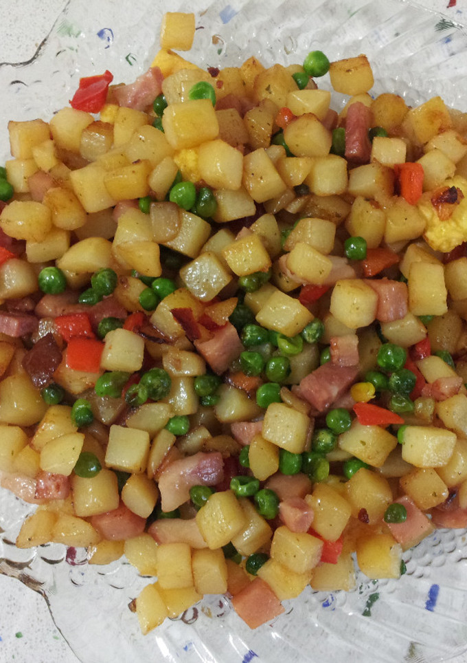 Una foto de Patatas tres delicias