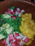 Ensalada tropical súper fresca y deliciosa