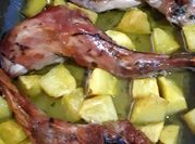 Una foto de cuarto patatas