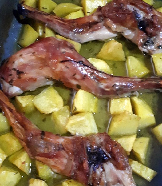 Foto principal de Paletillas de conejo al horno