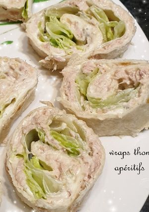 Une photo de Minis wraps au thon apéritifs 😋