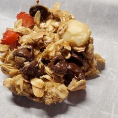 A picture of Strawberry Oatmeal Cookies (Only 4 Ingredients).