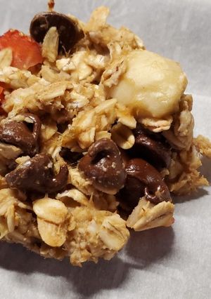 A picture of Strawberry Oatmeal Cookies (Only 4 Ingredients).