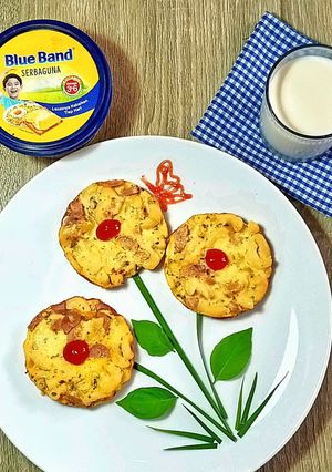 Foto resep Omlet Makaroni