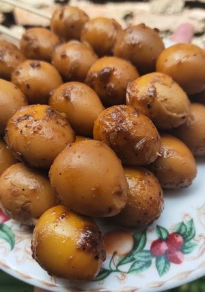 Foto resep Sate telur puyuh khas jogja ala Binsele