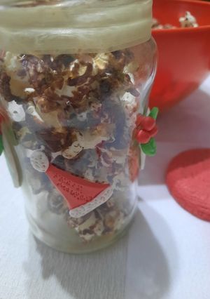 Una foto de Pochoclos con chocolate
