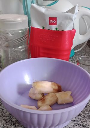 Una foto de Pudin de chía y banana