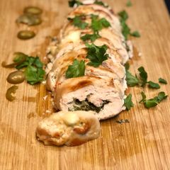 Mozzarella & Jalapeño Chicken Roulade A picture of Mozzarella & Jalapeño Chicken Roulade.