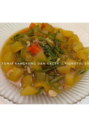 Foto resep Tumis kangkung dan cecek